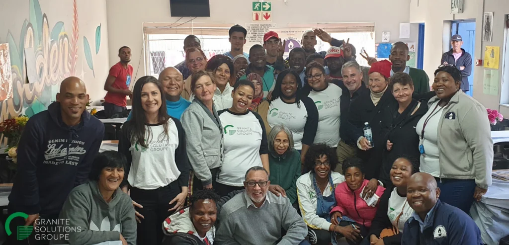 Group Photo at GSG's Volunteer event at Haven Night Shelter